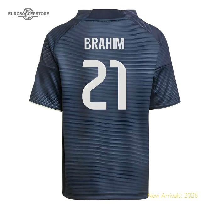 First-class 2025-2026 Real Madrid Away Mini Kit (brahim 21)