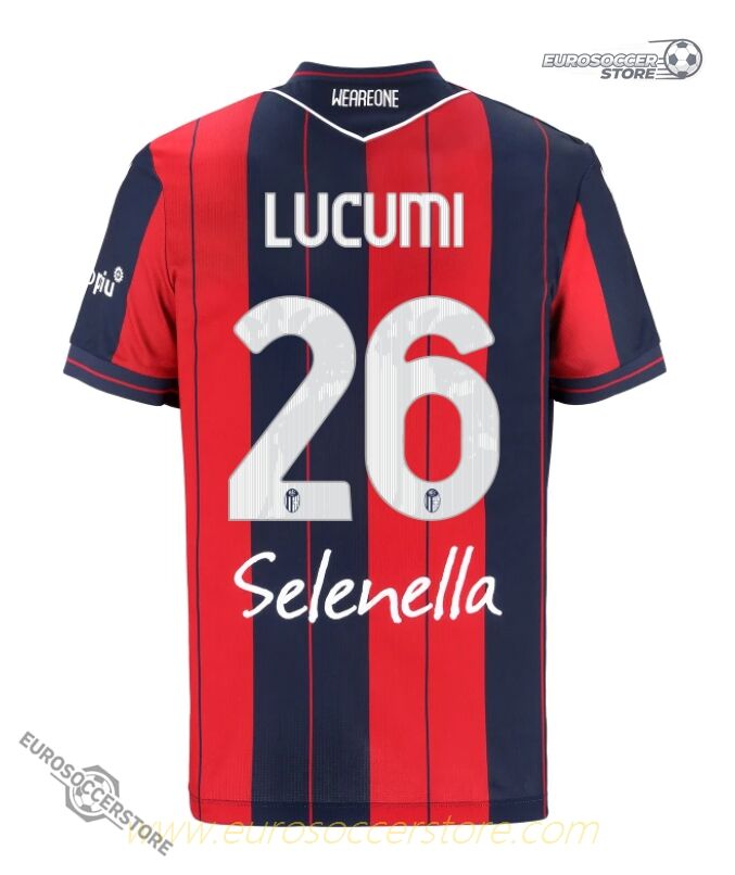 Lucumi's Bologna Home Jersey Number 26 for the 25-26 Season