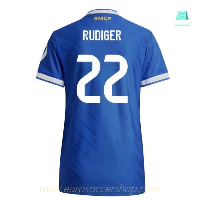 2025-2026 Real Madrid Authentic Third Shirt (Womens) (Rudiger 22)