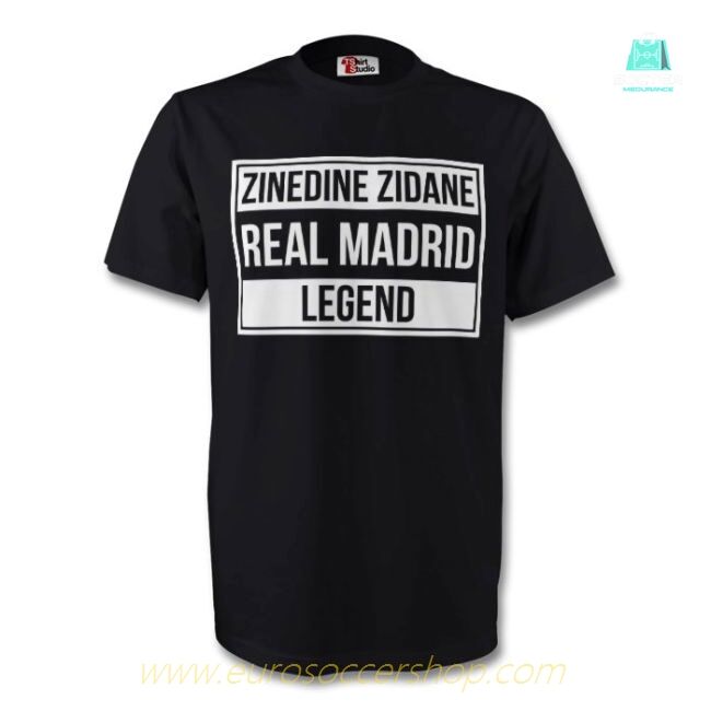 Zinedine Zidane Real Madrid Legend Tee (black)