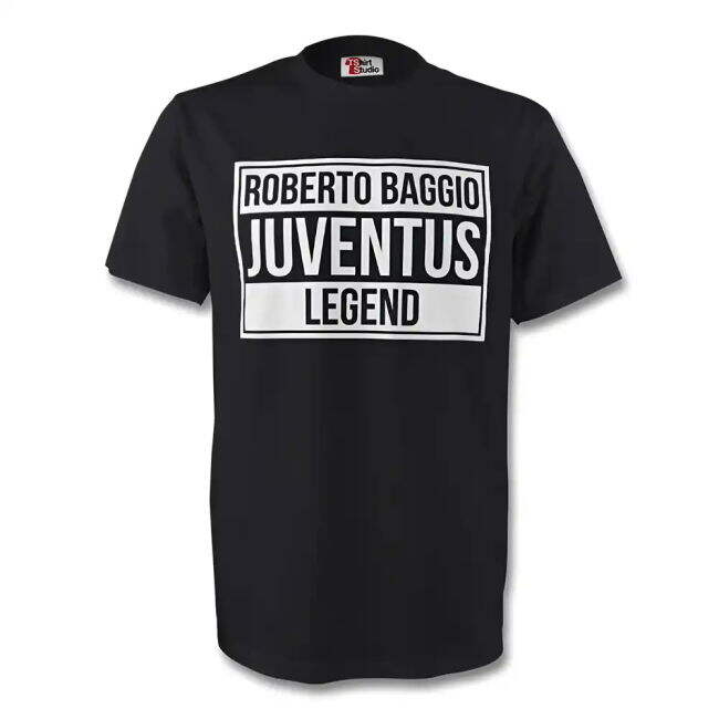 Roberto Baggio Juventus Legend football T-Shirt (Men