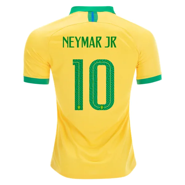2019 BRAZIL HOME NEYMAR JR SOCCER JERSE SHIRT - Neymar Signature