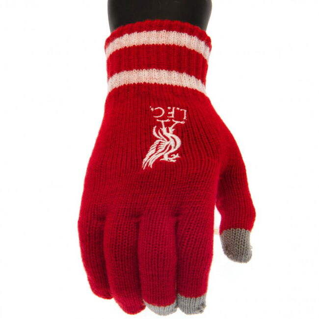 football shirt Liverpool FC Touchscreen Knitted Gloves Youths RD