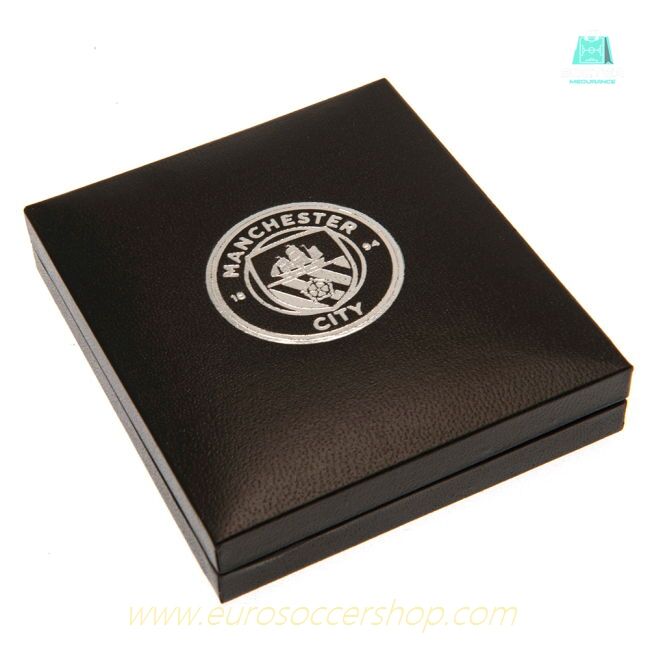 Manchester City FC Stainless Steel Heart Necklace