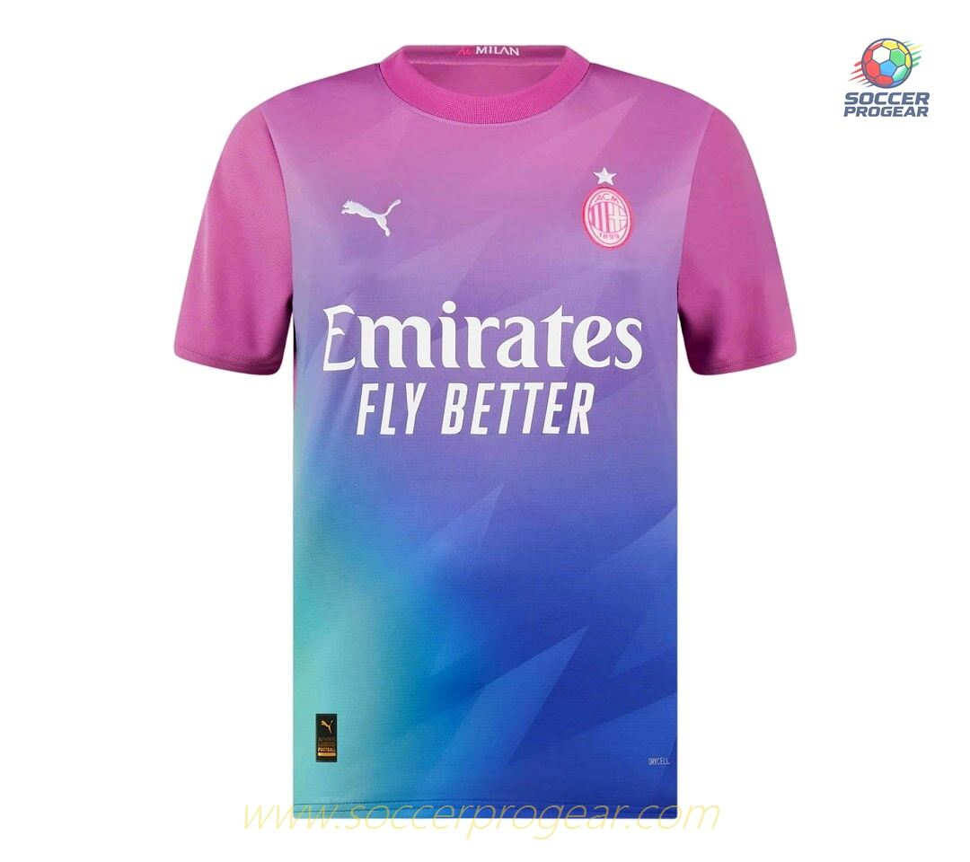 AC Milan 2023 2024 Women's Edition's Alternate Soccer Jersey