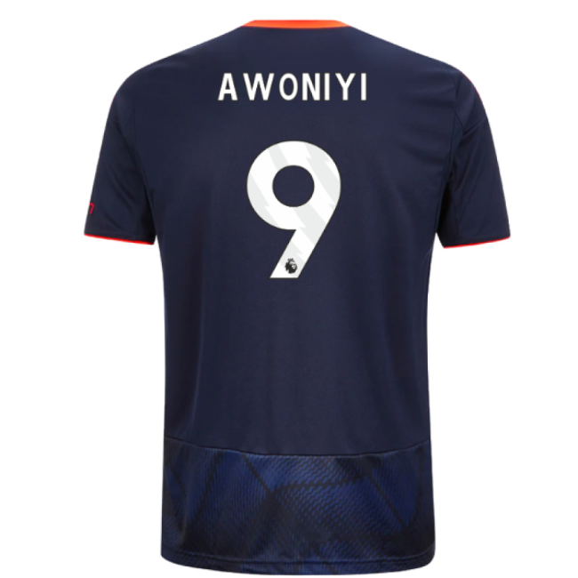 Awoniyi 9 Vintage 2025-2026 Nottingham Forest Third Retro Jersey