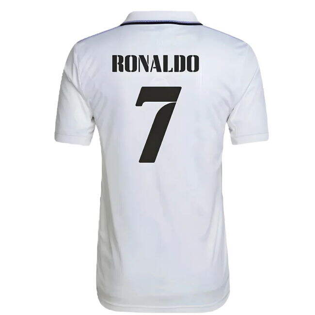 2022-2023 Real Madrid Home Football Shirt (RONALDO 7) Stretch Fabric