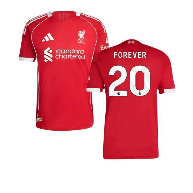 2025-2026 Liverpool Authentic Home Shirt (Forever 20) (Limited Edit...