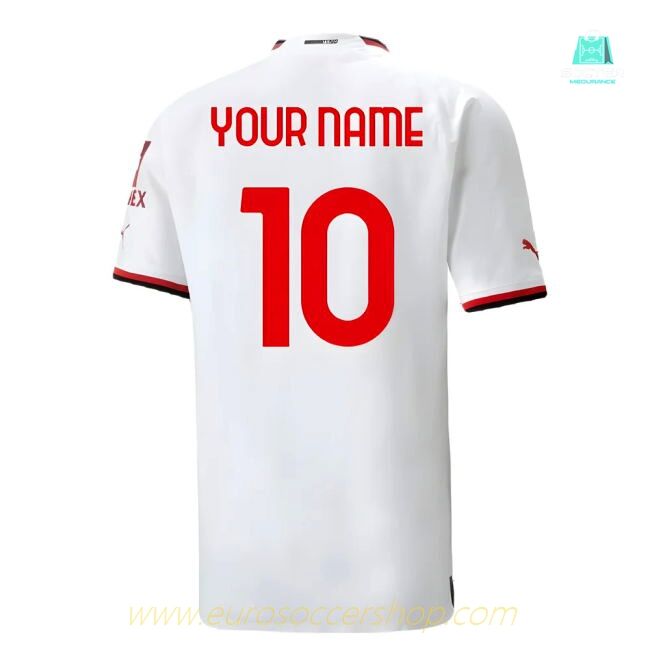 2022-2023 AC Milan Authentic Away Shirt (Your Name)