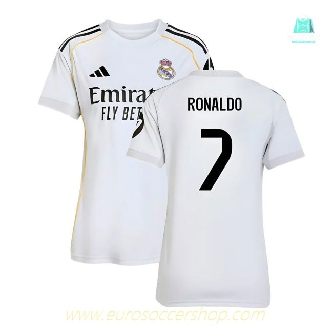 2025-2026 Real Madrid Home Shirt (Womens) (Ronaldo 7)