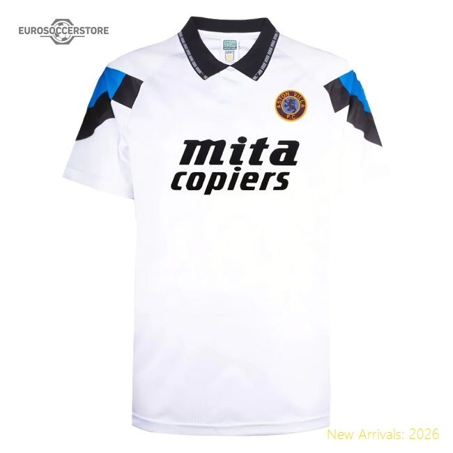 Official Aston Villa 1990 Away Shirt (mcgrath 5) - Premium Quality