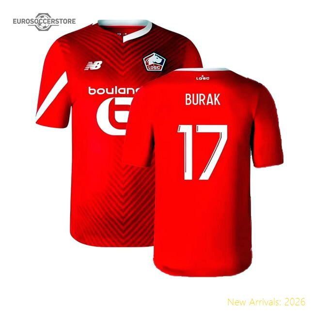 Best-Selling Best-Selling 2023-2024 Lille Home Shirt (Burak 17)