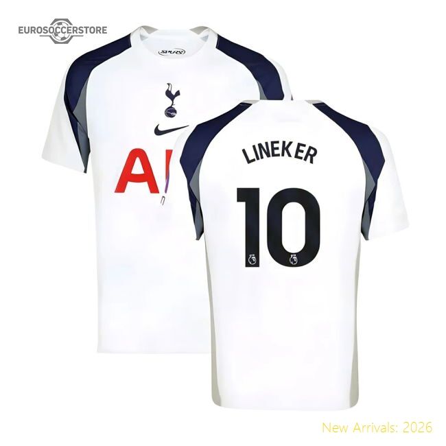 Official 2025-2026 Tottenham Hotspur Home Shirt (lineker 10)
