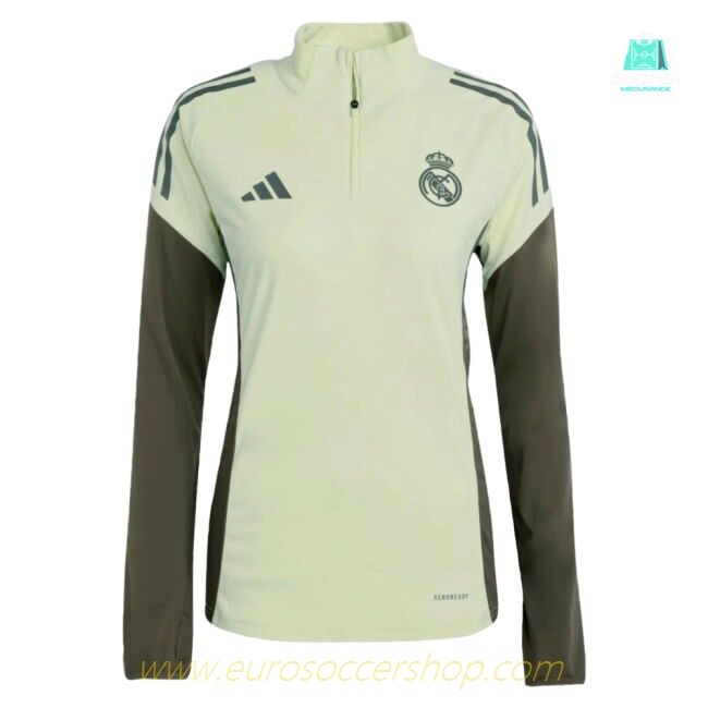 2025-2026 Real Madrid Training Top (Almost Lime) - Womens