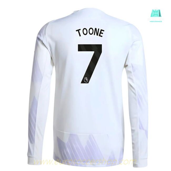 2025-2026 Man Utd Authentic Long Sleeve Away Shirt (Toone 7)