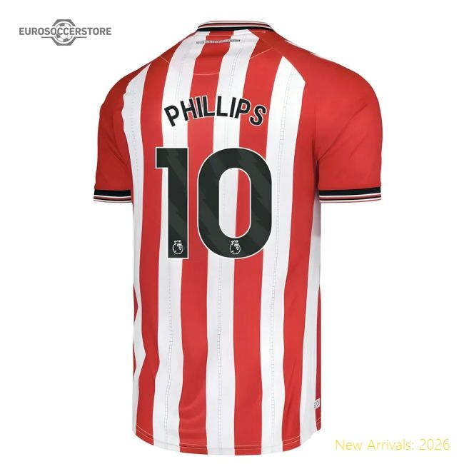 Official 2025-2026 Sunderland Home Shirt (phillips 10) - Premium