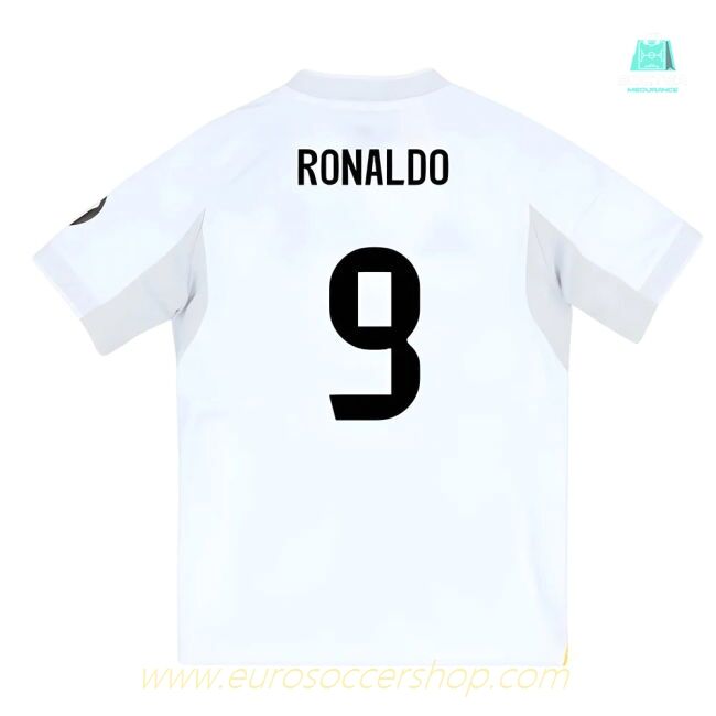 2025-2026 Real Madrid Home Youth Kit (Ronaldo 9)
