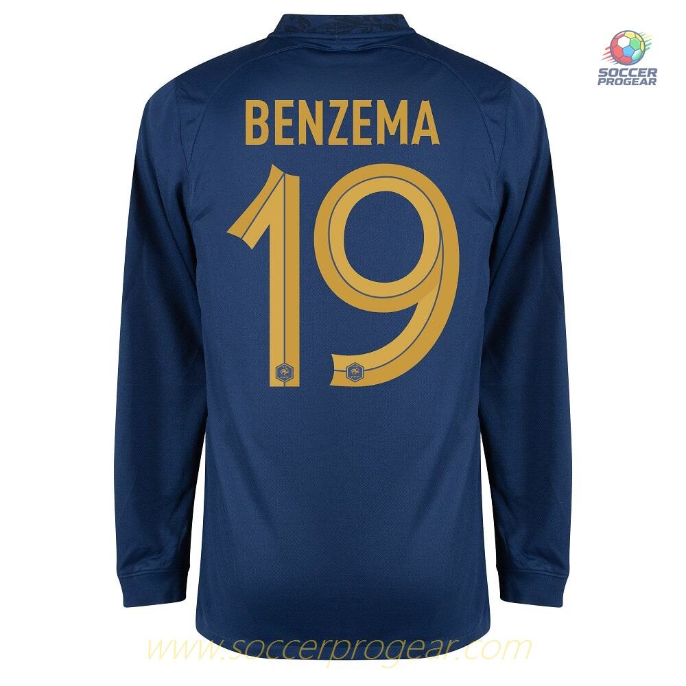 FRANCE High Quality HOME JERSEY WORLD CUP 2022 BENZEMA ML