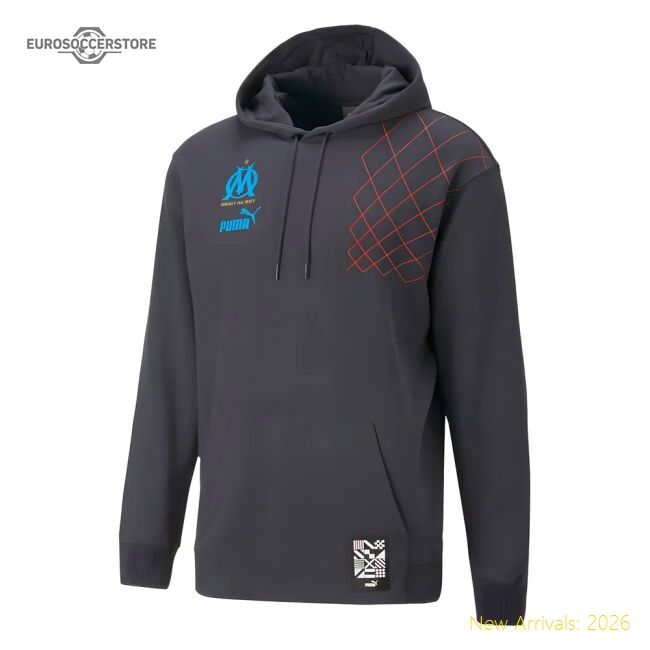 Authentic 2022-2023 Marseille Ftblculture Hoody (Parisian Night)