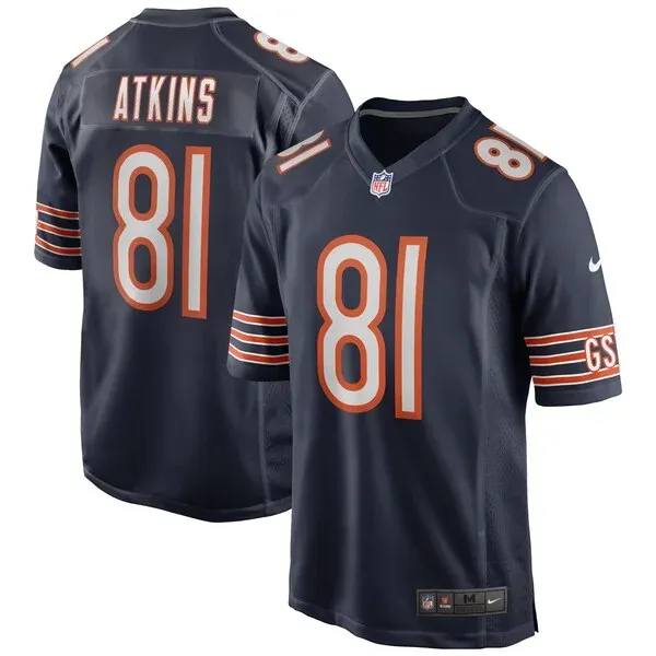None Doug Atkins Game Jersey - Navy | NFL Player Jersey | NFL Football