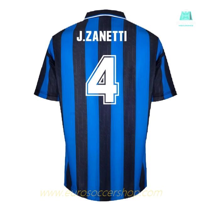 1996 Inter Milan Home Shirt (J.ZANETTI 4)