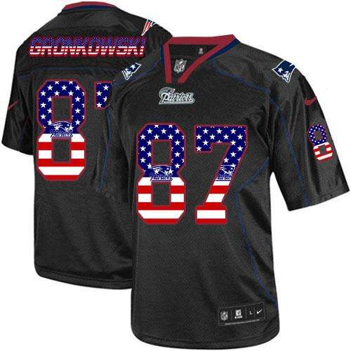 NFL New England Patriots #None Black None Elite Jersey football jersey