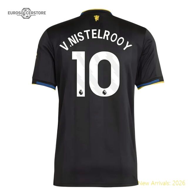 Authentic 2025-2026 Man Utd Authentic Third Shirt (v.nistelrooy 10)