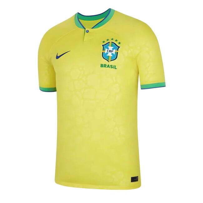Official Licensed Brazil Home Supporter Shirt for Adults