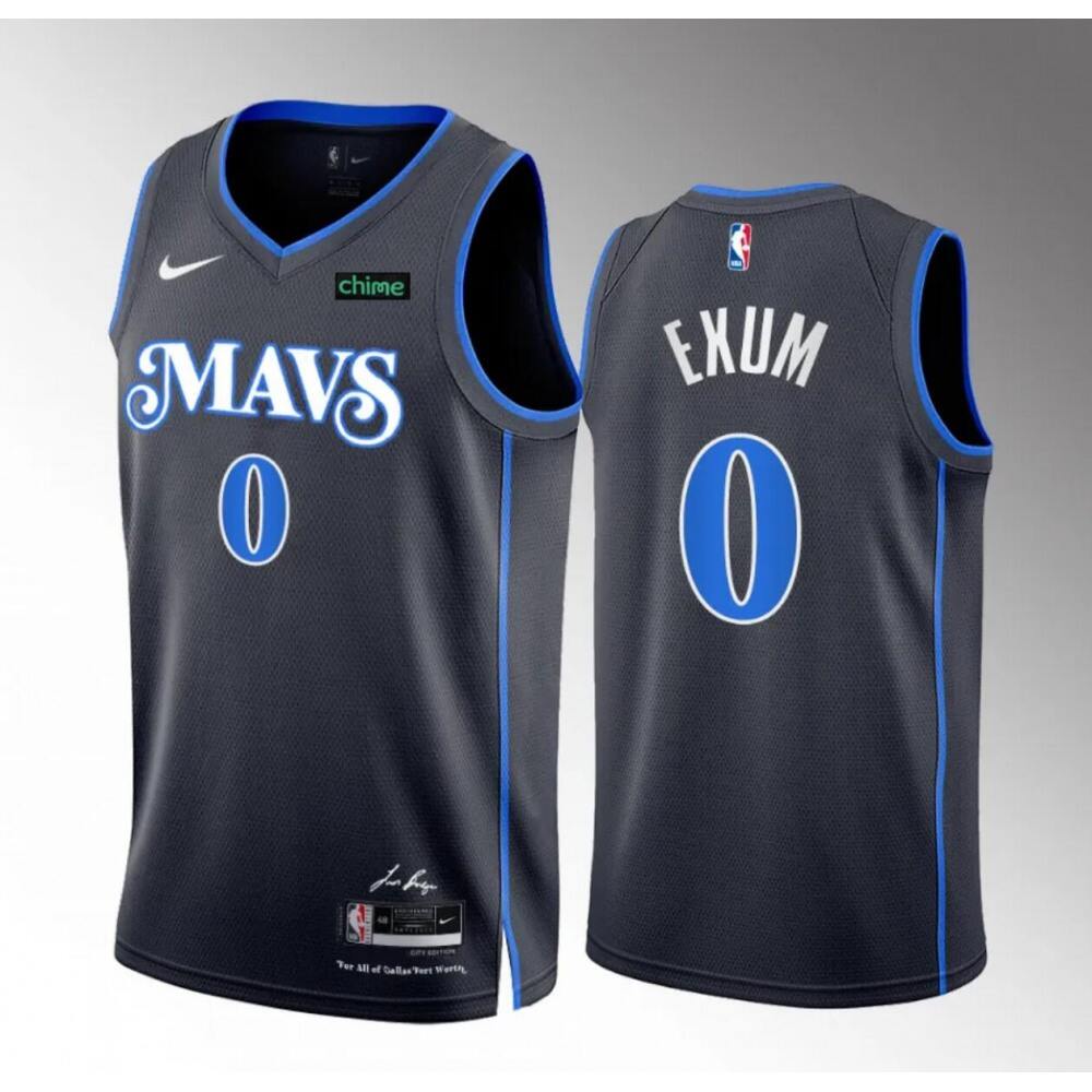 Premium 0 Dallas Mavericks Black Jersey - City Edition - NBA Collection