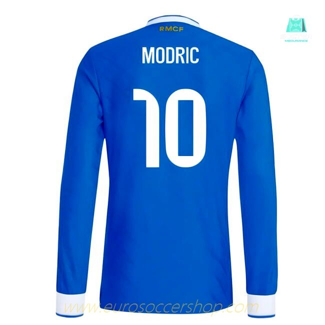 2025-2026 Real Madrid Authentic Long Sleeve Third Shirt (Modric 10)