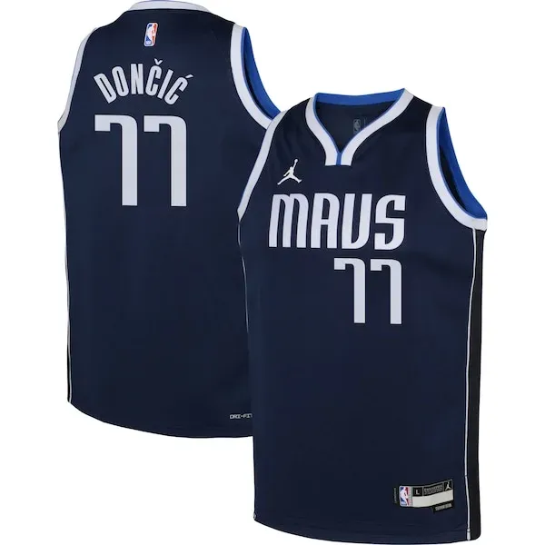 Luka Doncic DAL Swingman Jersey - official team-jersey - Navy