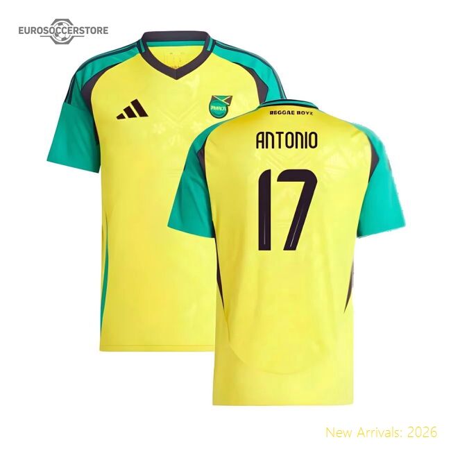 Jamaica Womens 20242025 Home Shirt  Elite Slim Aeroready