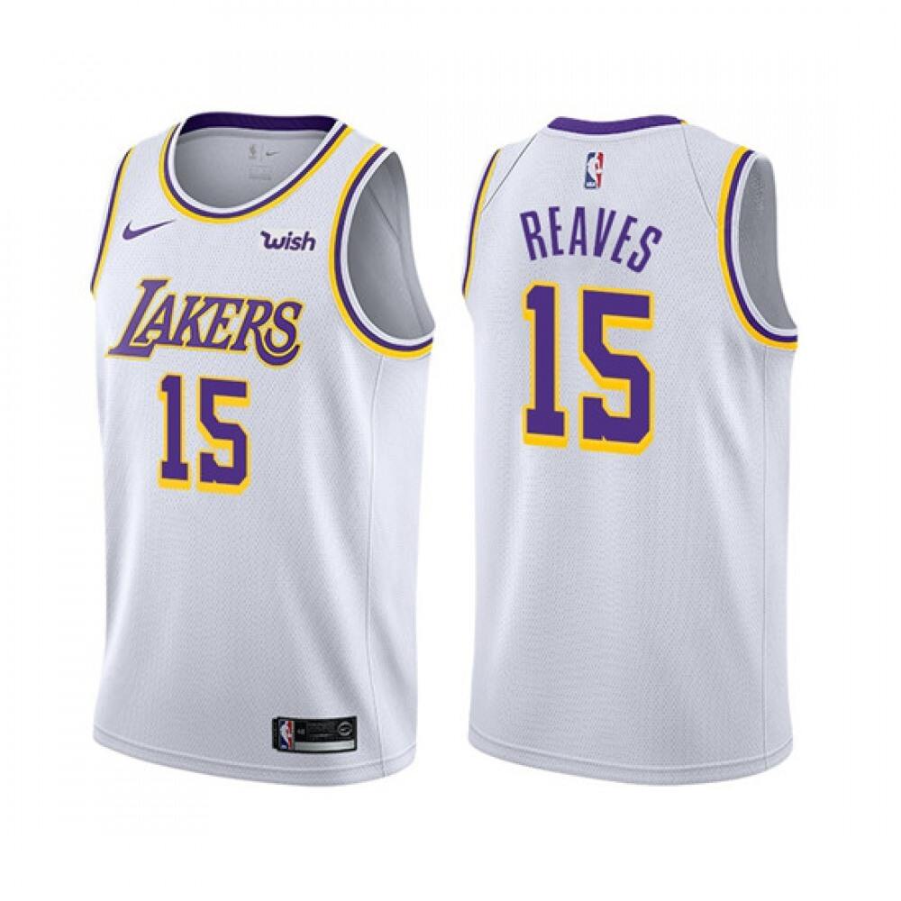 Jersey Los Angeles Lakers 15 White - - Fan Favorite