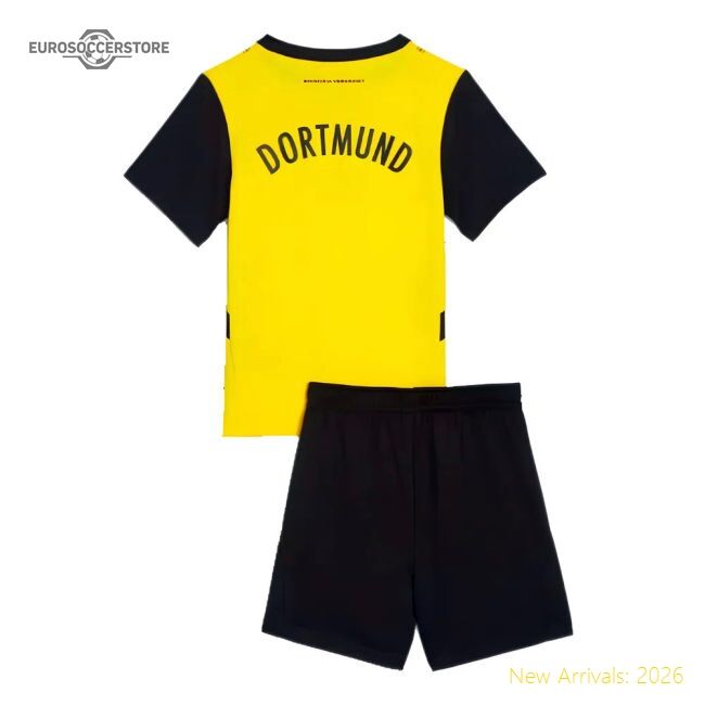 Official 2024-2025 Borussia Dortmund Home Mini Kit (Your Name)