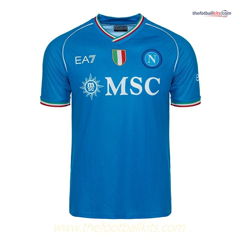 Stadium Version Napoli Home Soccer Shirt 2023-2024 Collection