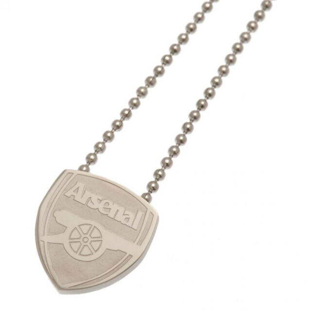 Arsenal FC Stainless Steel Pendant & Chain (Fan Favorite)