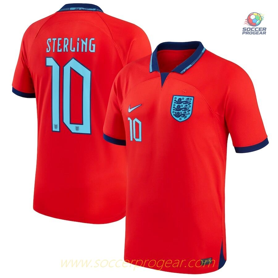 ENGLAND Fan Edition AWAY WORLD CUP 2022 STERLING JERSEY