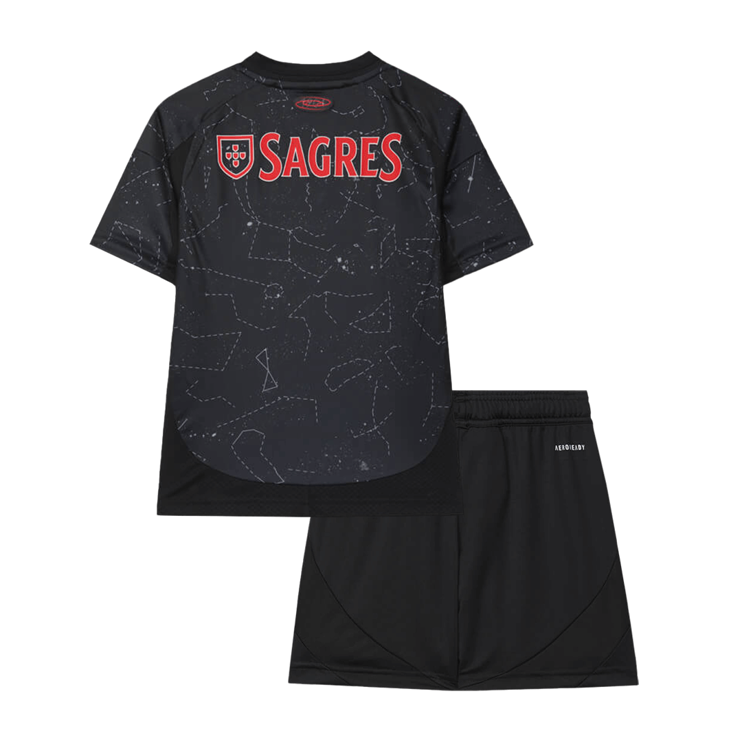 Kid's Benfica Away Soccer Jersey Kit(Jersey+Shorts) 2024/25Authentic K