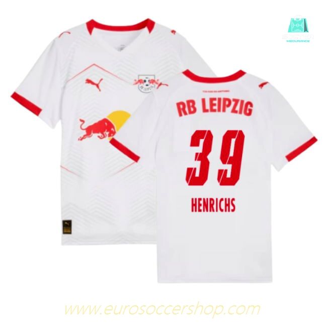 2025-2026 Red Bull Leipzig Home Shirt (Kids) (Henrichs 39)