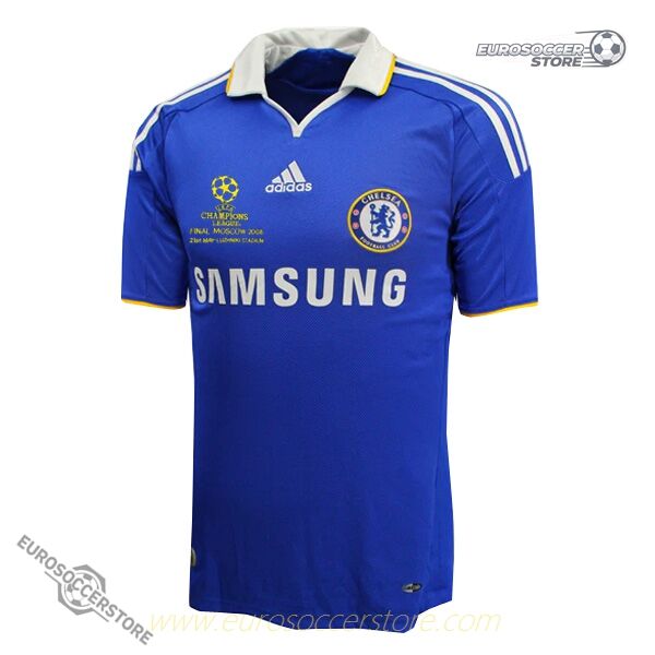Chelsea Home Retro Jersey Commemorating 07-08 UCL Final
