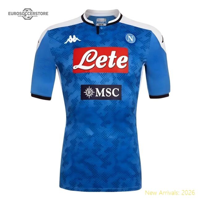 Premium Official 2019-2020 Napoli Kappa Home Shirt