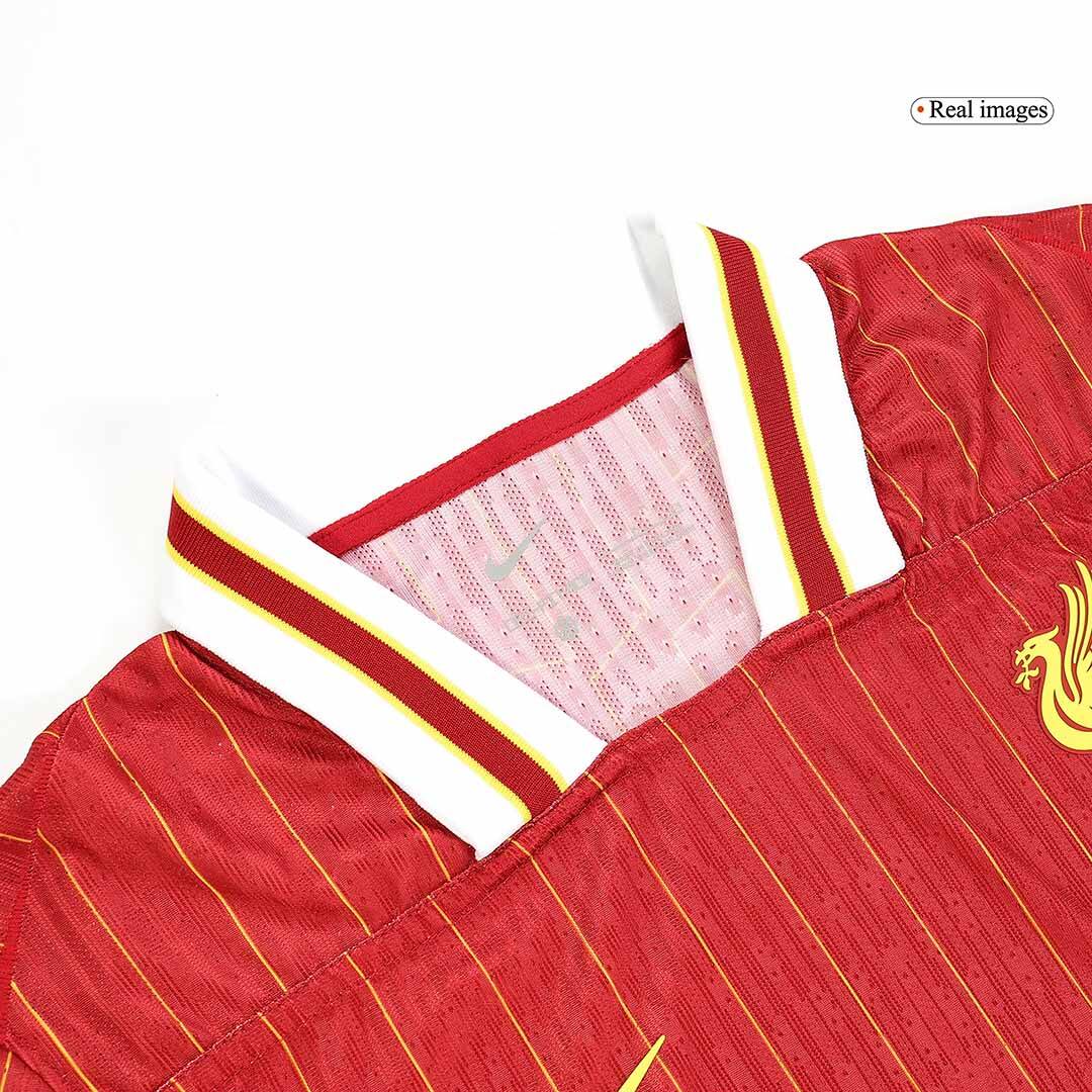 Player Version VIRGIL #4 Liverpool Home Soccer Jersey 2024/25Authentic