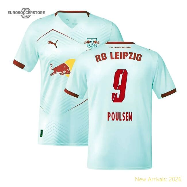 2025-2026 Red Bull Leipzig Home Shirt (poulsen 9) - Economical