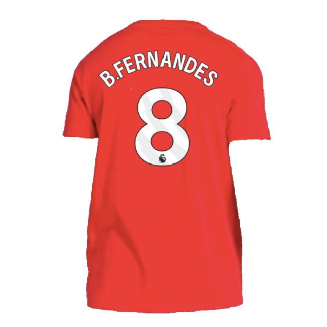 2024-2025 Man Utd DNA Tee (Red) (B.Fernandes 8)