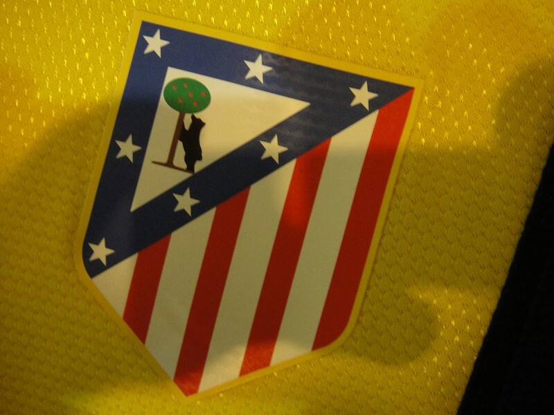 13-14 Atletico Madrid Away Yellow ShirtPlayer Version - Official