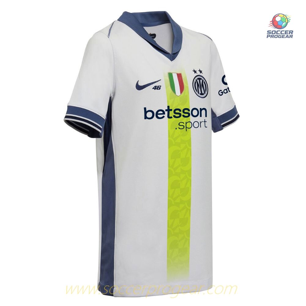Inter Milan Away Youth Football Jersey 2024-25 Edition Special Edition VR46