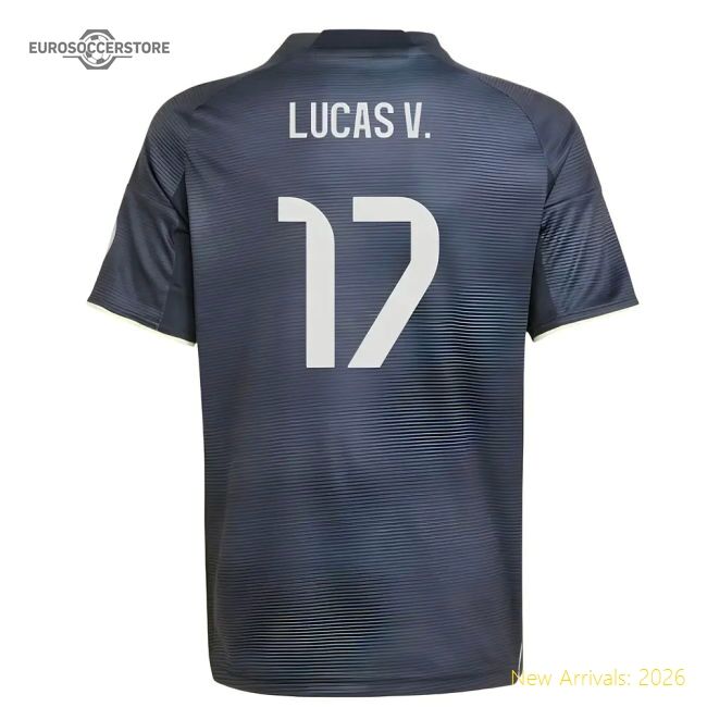 2025-2026 Real Madrid Away Official Jersey Lucas V. Puma Drycell