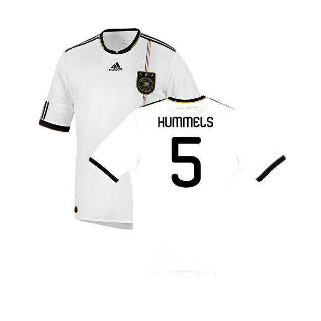 And Value For Money Germany 2010-11 Home Shirt ((Good) S) (HUMMELS 5) Slim Fitting