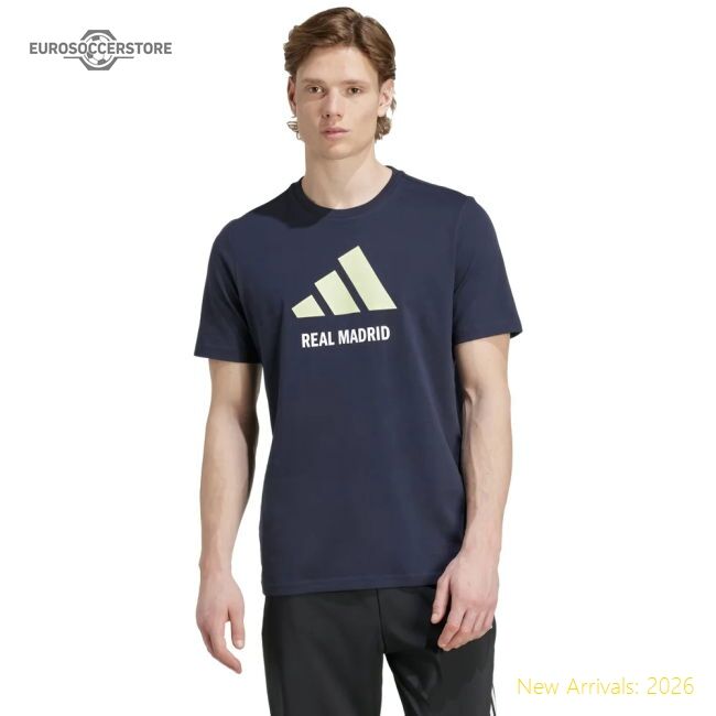 2025-2026 Real Madrid Seasonal Graphic Tee (legend Ink)