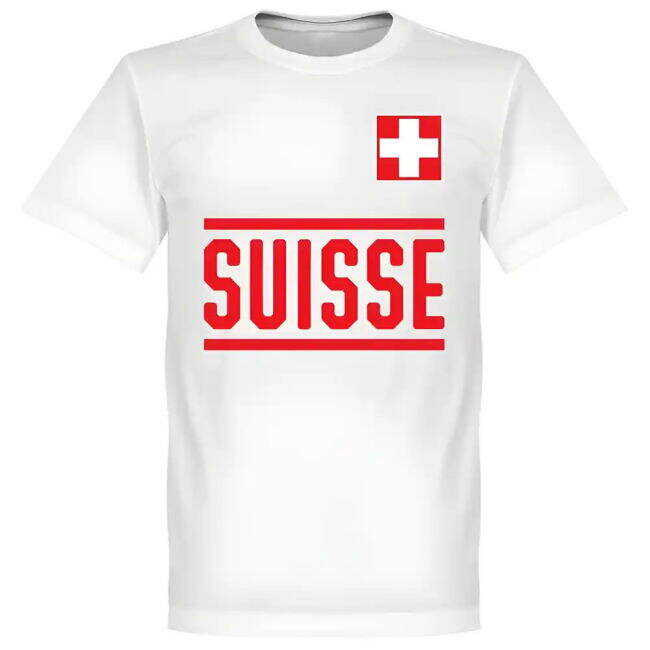 Switzerland Team T-Shirt - White